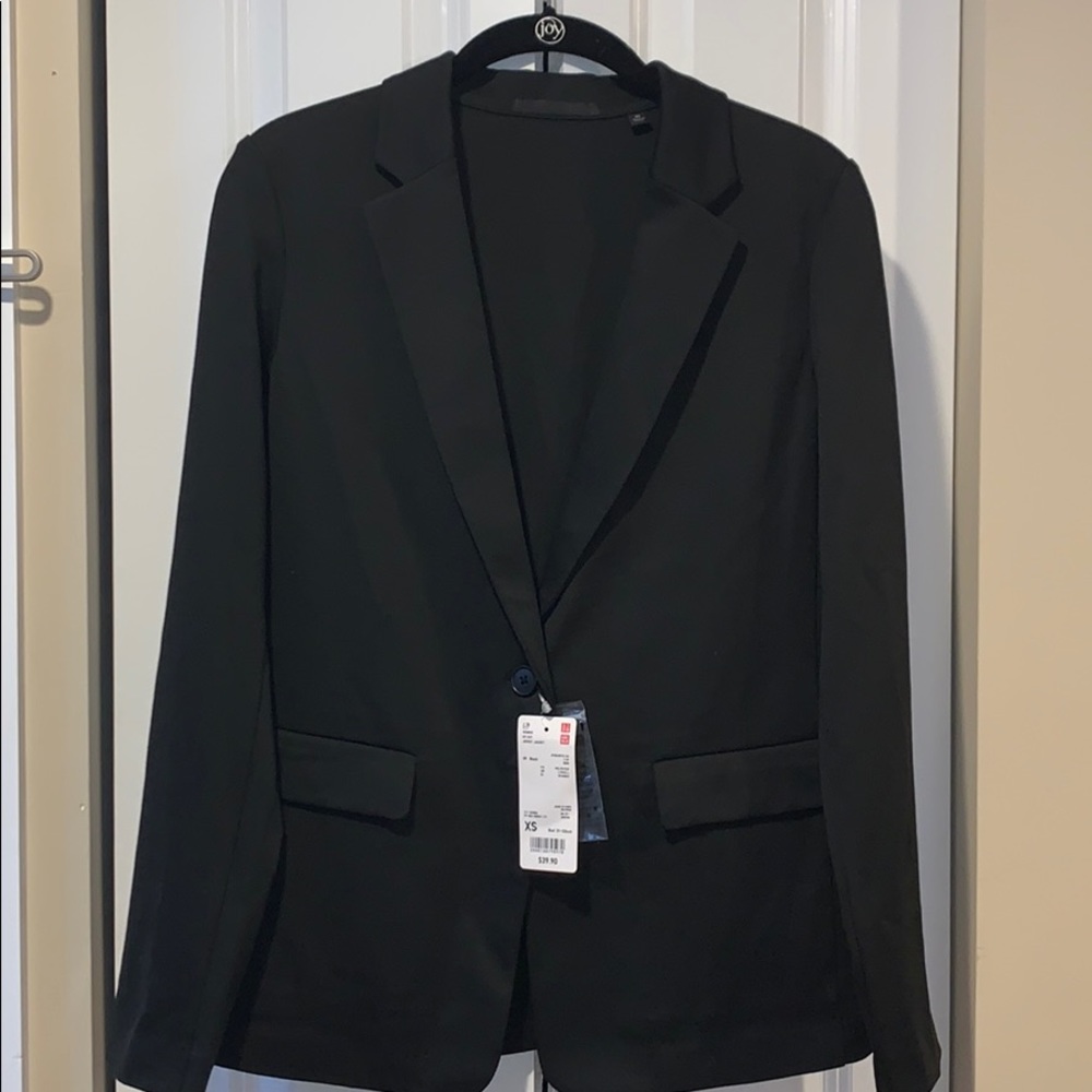 UNI QLO JERSEY BLAZER JACKET